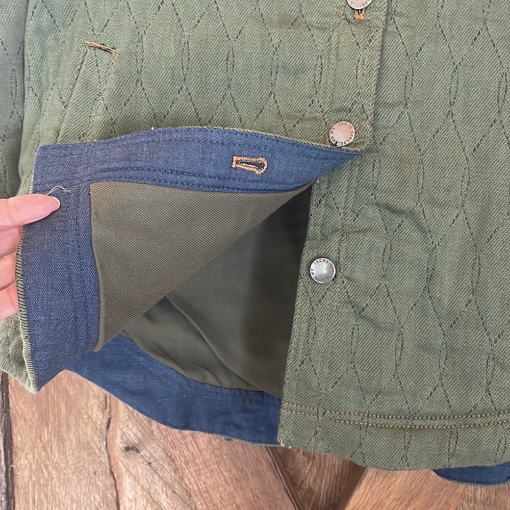 Jachs Girlfriend Size Small Woman’s Olive Green Quilted Jacket - Picture 11 of 13